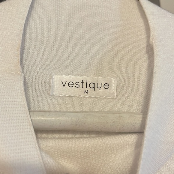 White Vestique Sweater - Picture 4 of 6